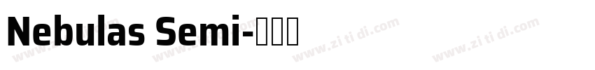 Nebulas Semi字体转换